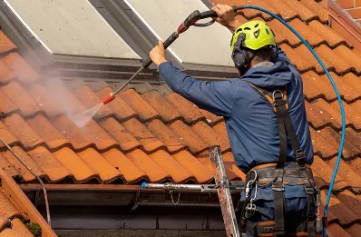 Démoussage et hydrofuge de toiture à Touille